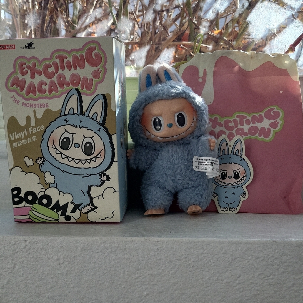 Exciting Macaron Blue Monster Toy